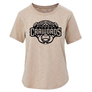 Hickory Crawdads Atmosphere Natalie Slub Relaxed Women's Tee