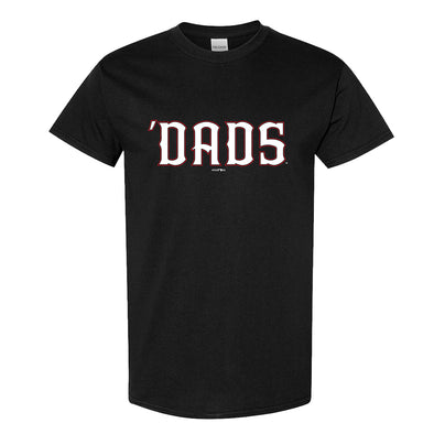 Hickory Crawdads Black 'Dads Wordmark Tee