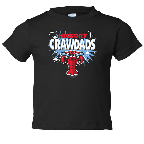 Hickory Crawdads Infant Black Cesar Tee