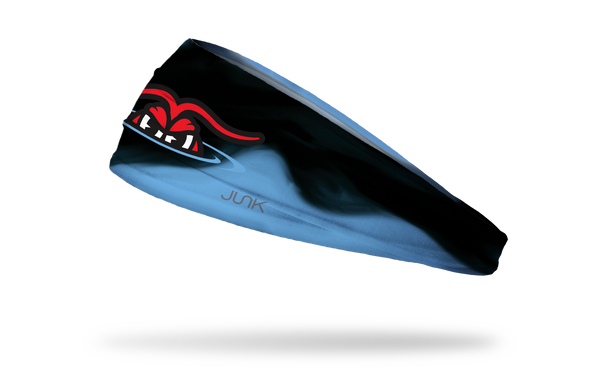 Hickory Crawdads Junk Light Blue and Black Penumbra Headband