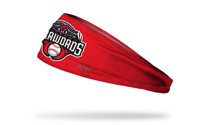 Hickory Crawdads Junk Red Primary Headband