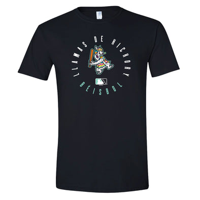 Hickory Crawdads Llamas de Hickory Black Jesea Softstyle Tee