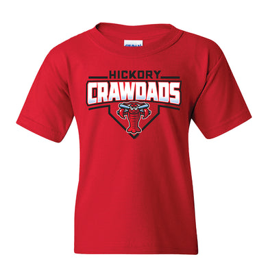 Hickory Crawdads Red Tatum Youth Tee