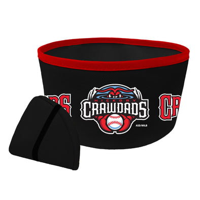 Hickory Crawdads Collapsable Dog Water Bowl