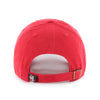 Hickory Crawdads '47 Red Cleanup H Logo Adjustable Hat