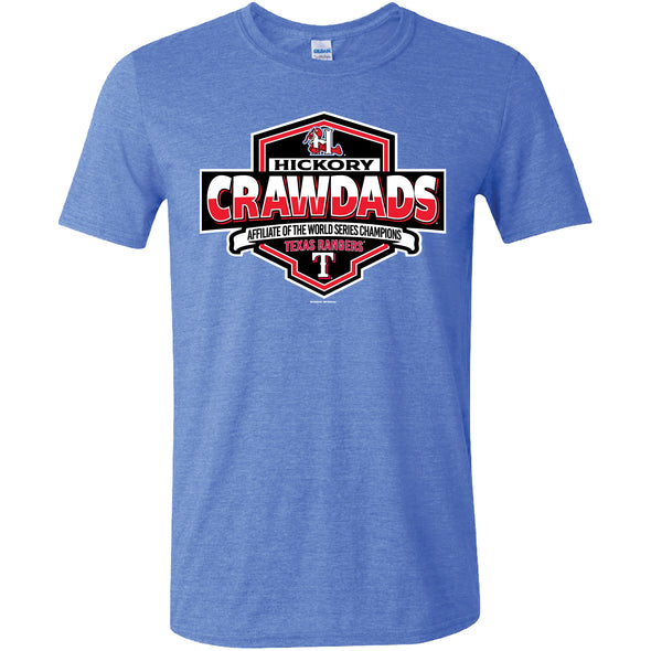 Hickory Crawdads Softstyle World Series Affiliate Tee