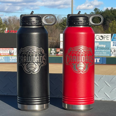 Hickory Crawdads 32 Oz. Stainless Steel Water Bottle