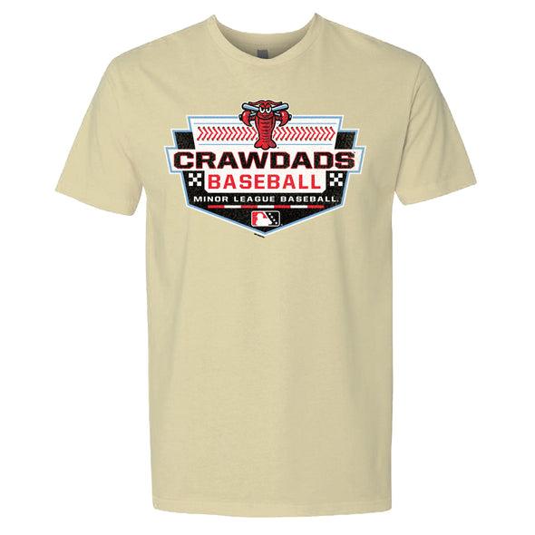 Hickory Crawdads Barbosa Cream Premium Tee