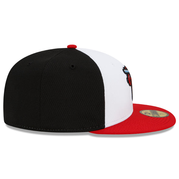 Hickory Crawdads New Era 59Fifty Fitted Batting Practice Cap