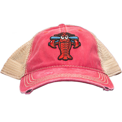 Hickory Crawdads Bats Trucker Hat