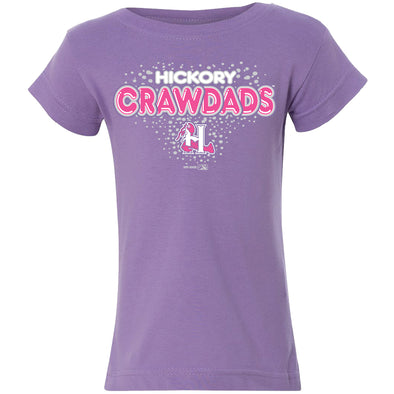 Hickory Crawdads Marcia Lavender Toddler Tee