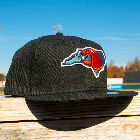 Hickory Crawdads New Era 59Fifty Fitted Road Hat
