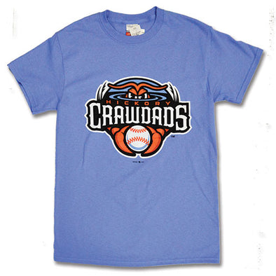 Hickory Crawdads Youth Blue Primary Tee